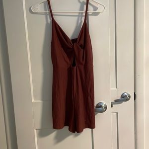 Maroon Romper